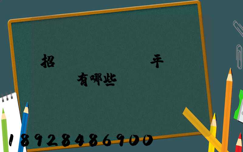 招標(biāo)平臺(tái)有哪些
