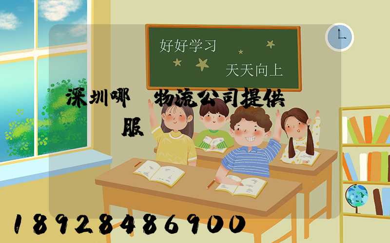 深圳哪個物流公司提供氣墊車運輸服務(wù)